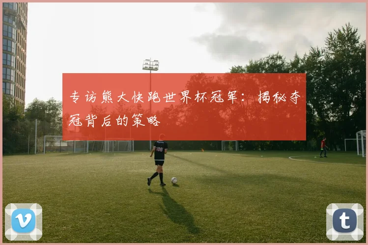 专访熊大快跑世界杯冠军：揭秘夺冠背后的策略