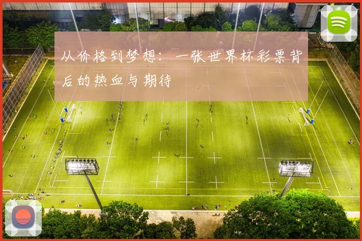 从价格到梦想：一张世界杯彩票背后的热血与期待